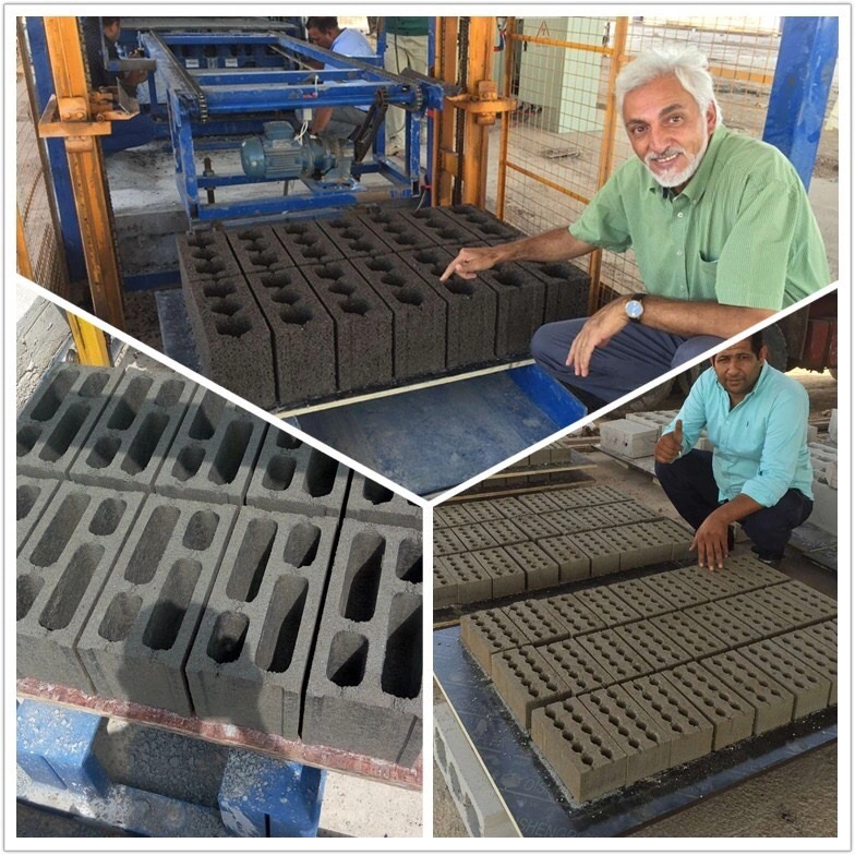 Building Material Making Machine Hf Qmj6a Egg Laying Cement Bricks Blocks Making Mobile Machinery Price
