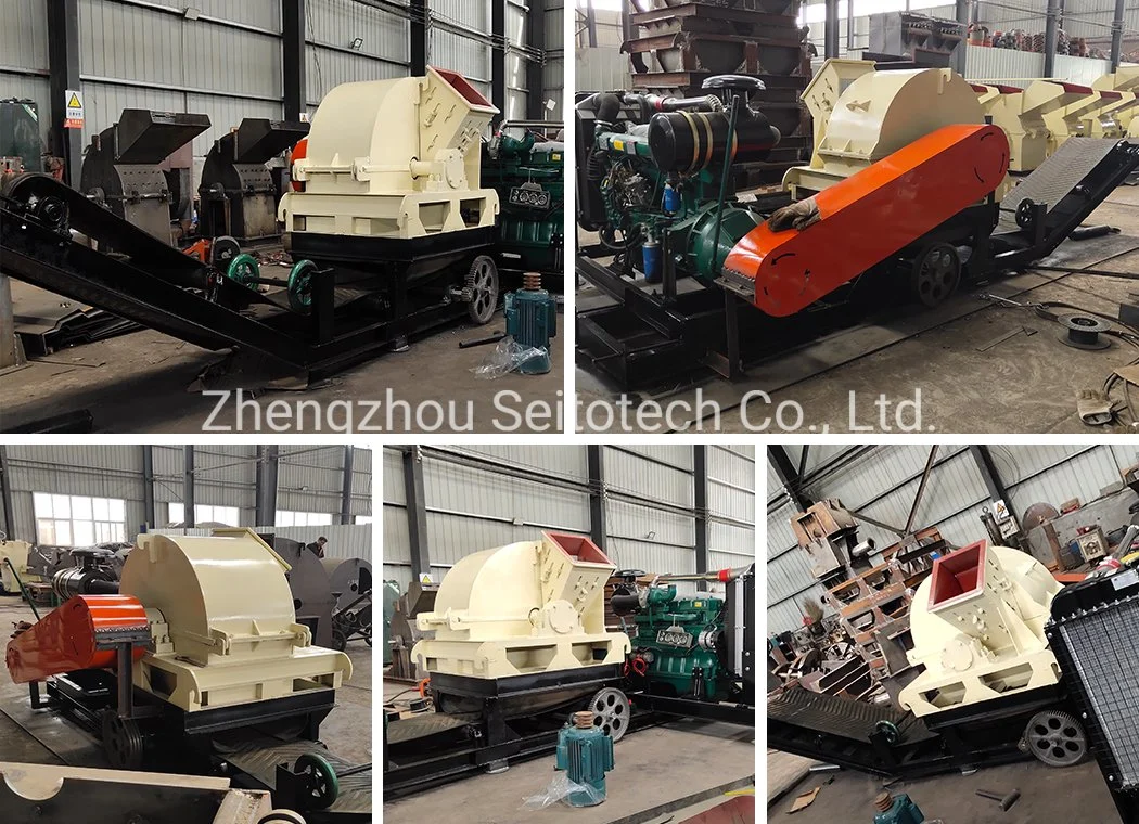 Energy Saving Mobile Wood Sawdust Block Making Machine